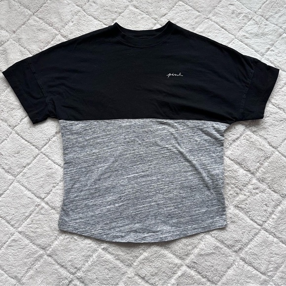 Victoria's Secret PINK | Varsity Short Sleeve Crew T-Shirt | Size Extra Small - Picture 5 of 13